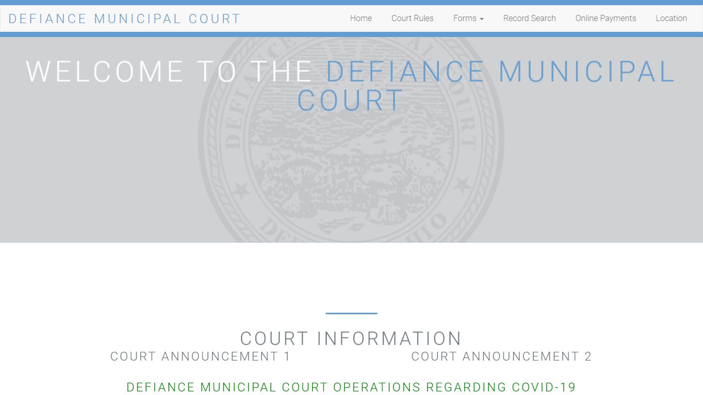 Defiance Municipal Court